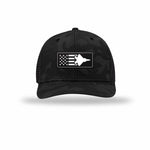 F-22 Aircraft Flag — BLACK CAMO/BLACK
