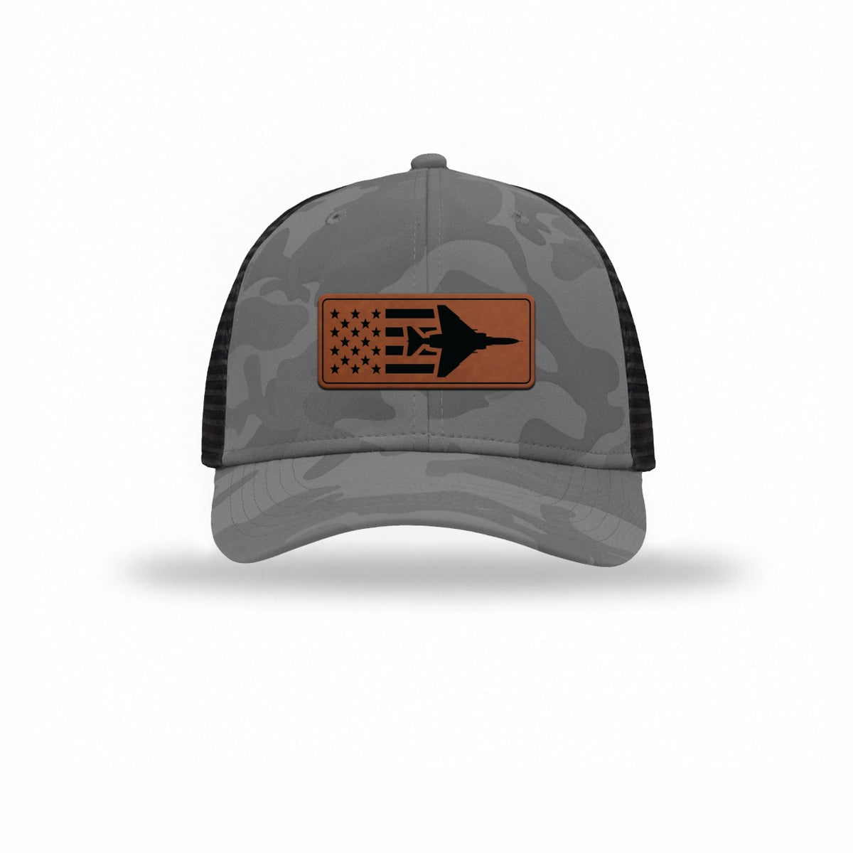 F-4 Aircraft Flag — GREY CAMO/BLACK