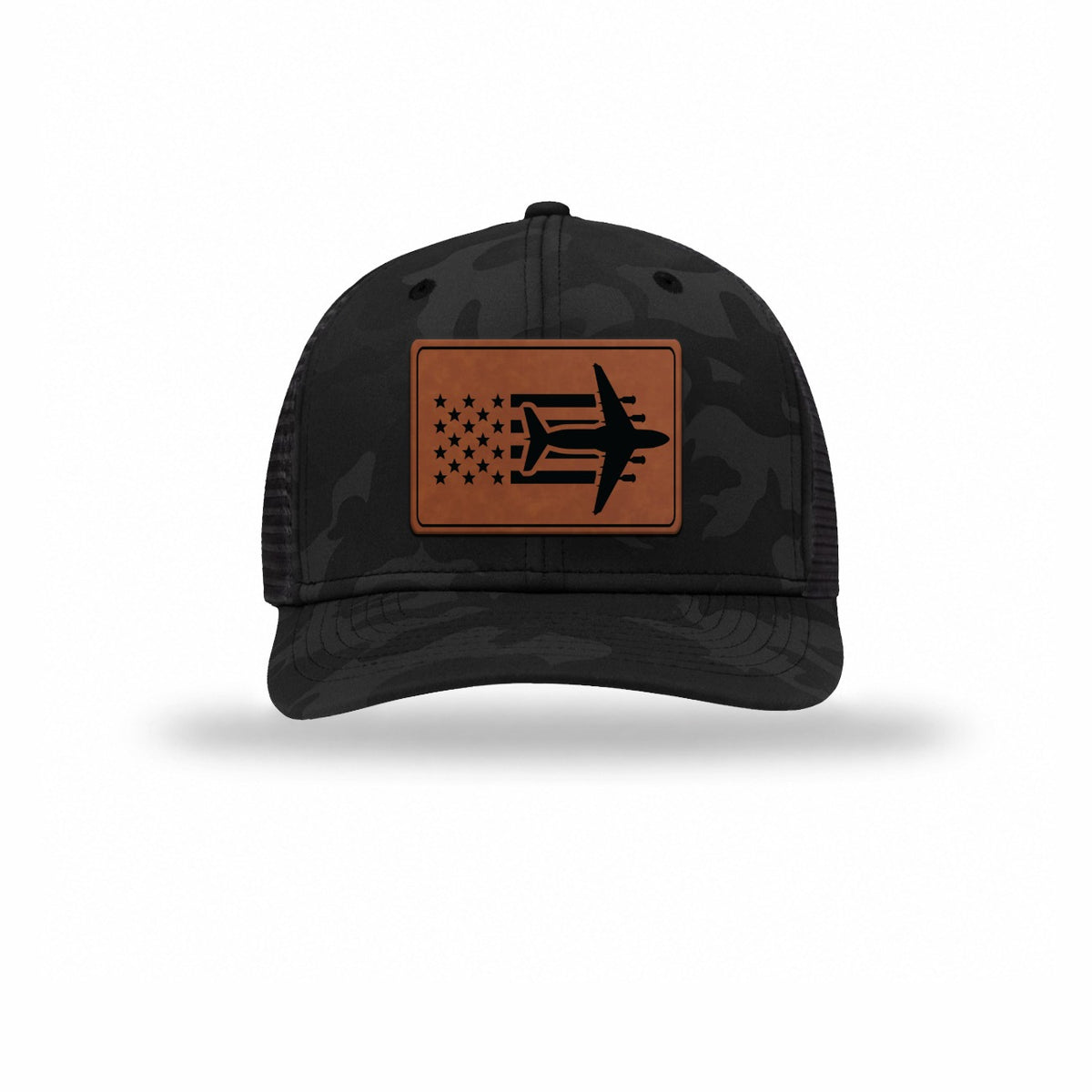 C-17 Aircraft Flag — BLACK CAMO/BLACK