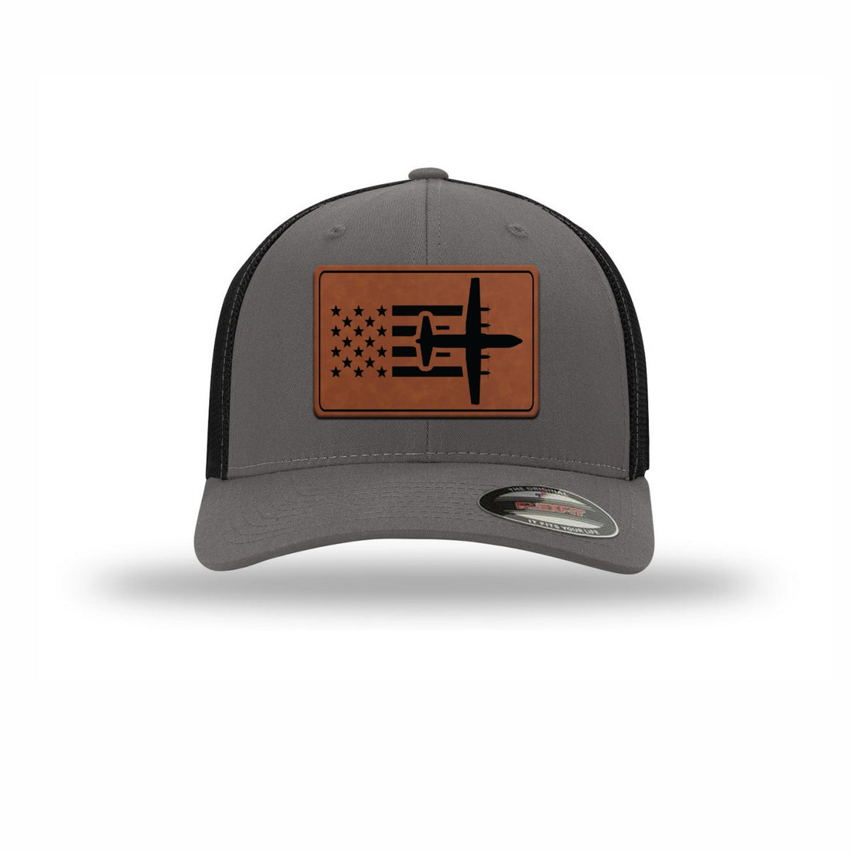 C-130 Aircraft Flag — GRAPHITE/BLACK