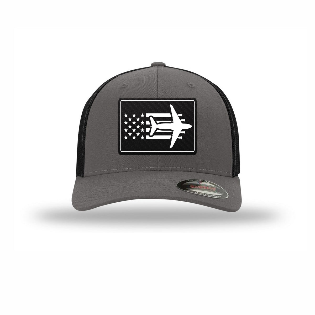 C-17 Aircraft Flag — GRAPHITE/BLACK