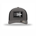 C-130 Aircraft Flag — GRAPHITE/BLACK