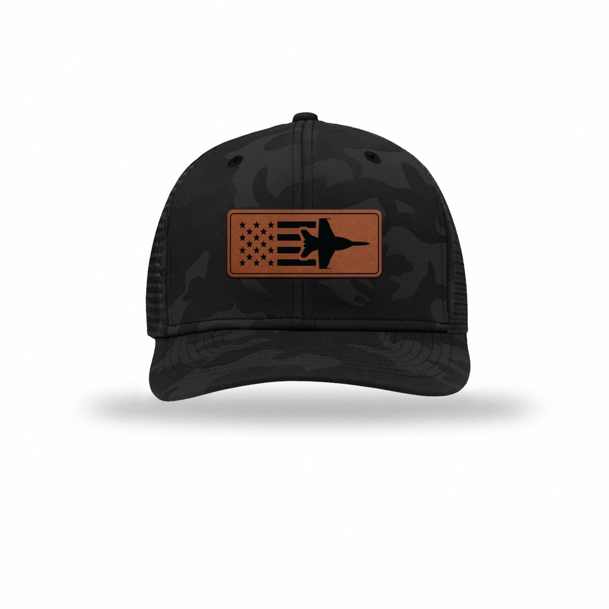 F-18 Aircraft Flag — BLACK CAMO/BLACK