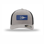 B-1 Aircraft Flag — SILVER/BLACK