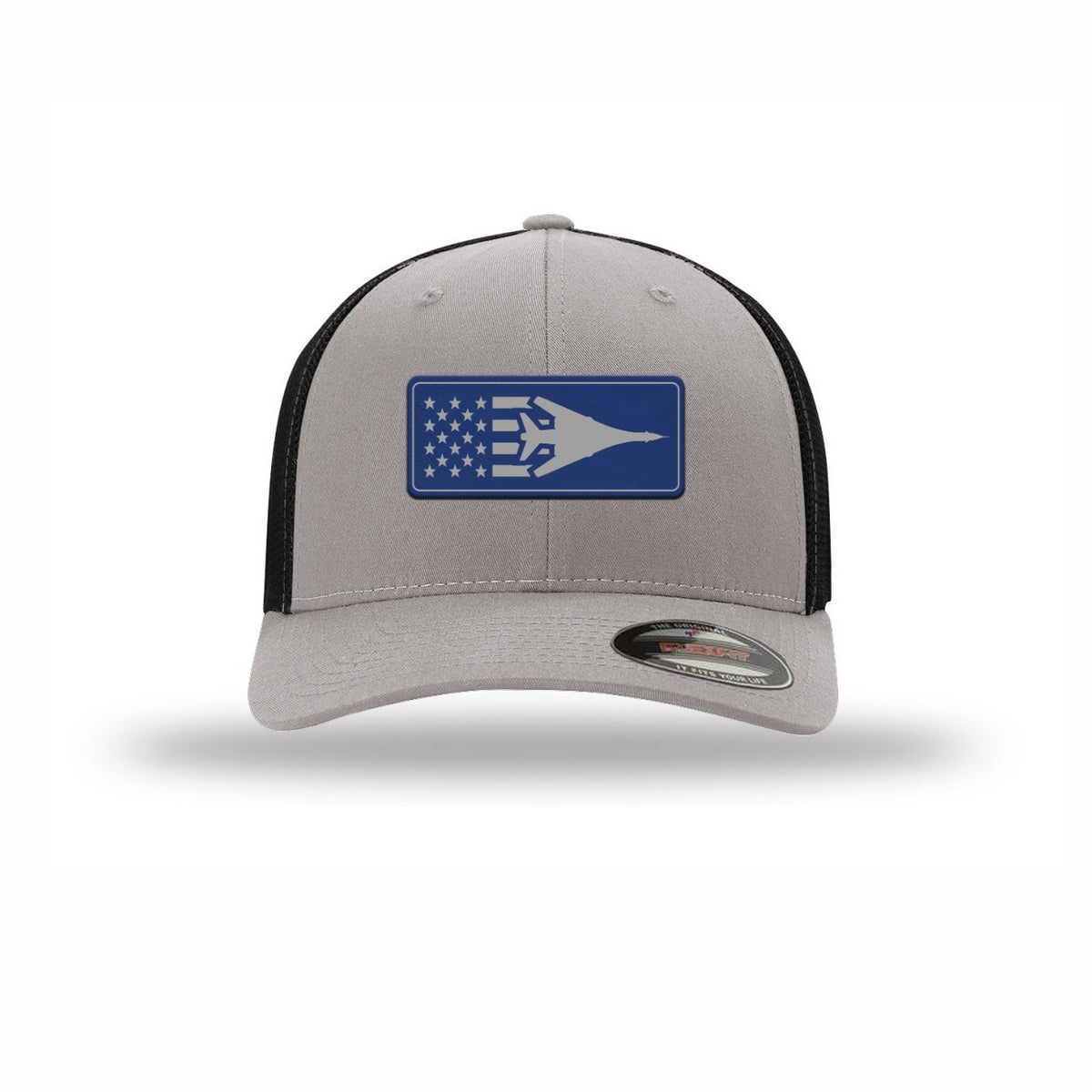 B-1 Aircraft Flag — SILVER/BLACK