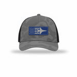 F-16 Aircraft Flag — GREY CAMO/BLACK