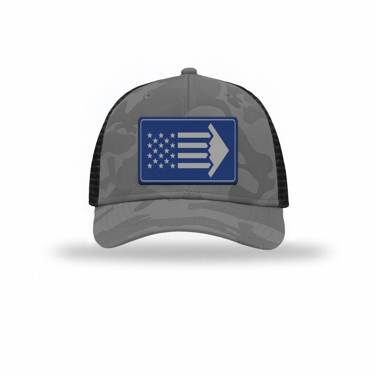 B-2 Aircraft Flag — GREY CAMO/BLACK