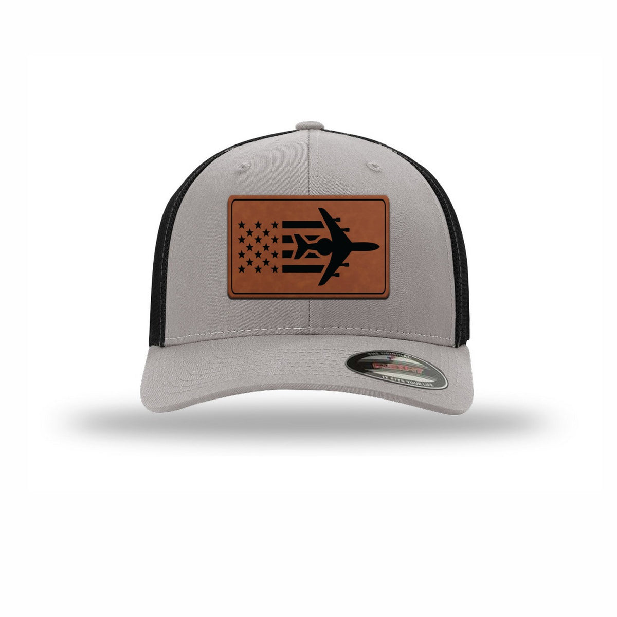 E-3 Aircraft Flag — SILVER/BLACK