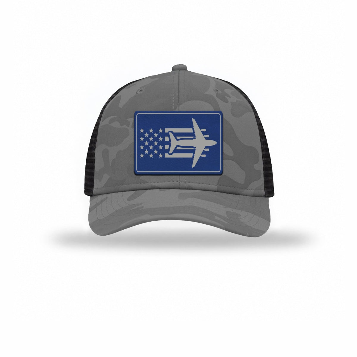 C-17 Aircraft Flag — GREY CAMO/BLACK
