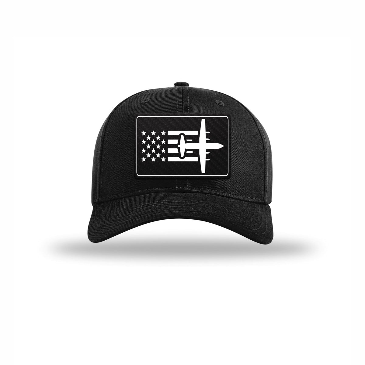C-130 Aircraft Flag — BLACK