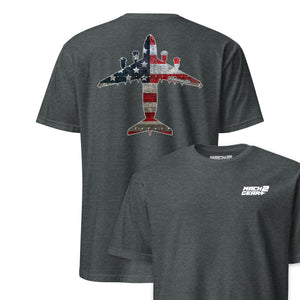 C-5 "Galaxy" Rivet Flag Front & Back T-Shirt