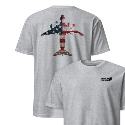 C-17 "Globemaster" Rivet Flag Front & Back T-Shirt
