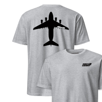 C-5 "Galaxy" Stealth Silhouette Front & Back T-Shirt