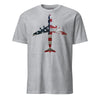 C-5 "Galaxy" Rivet Flag T-Shirt - Heather Grey