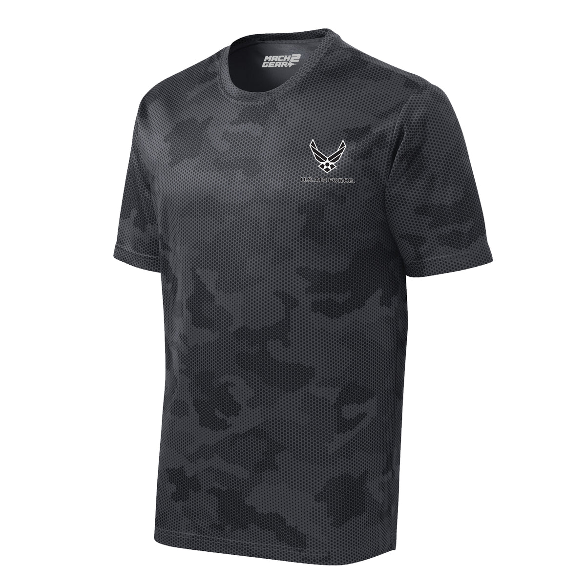 USAF Insignia Blackout Tagline — Camohex Iron Grey