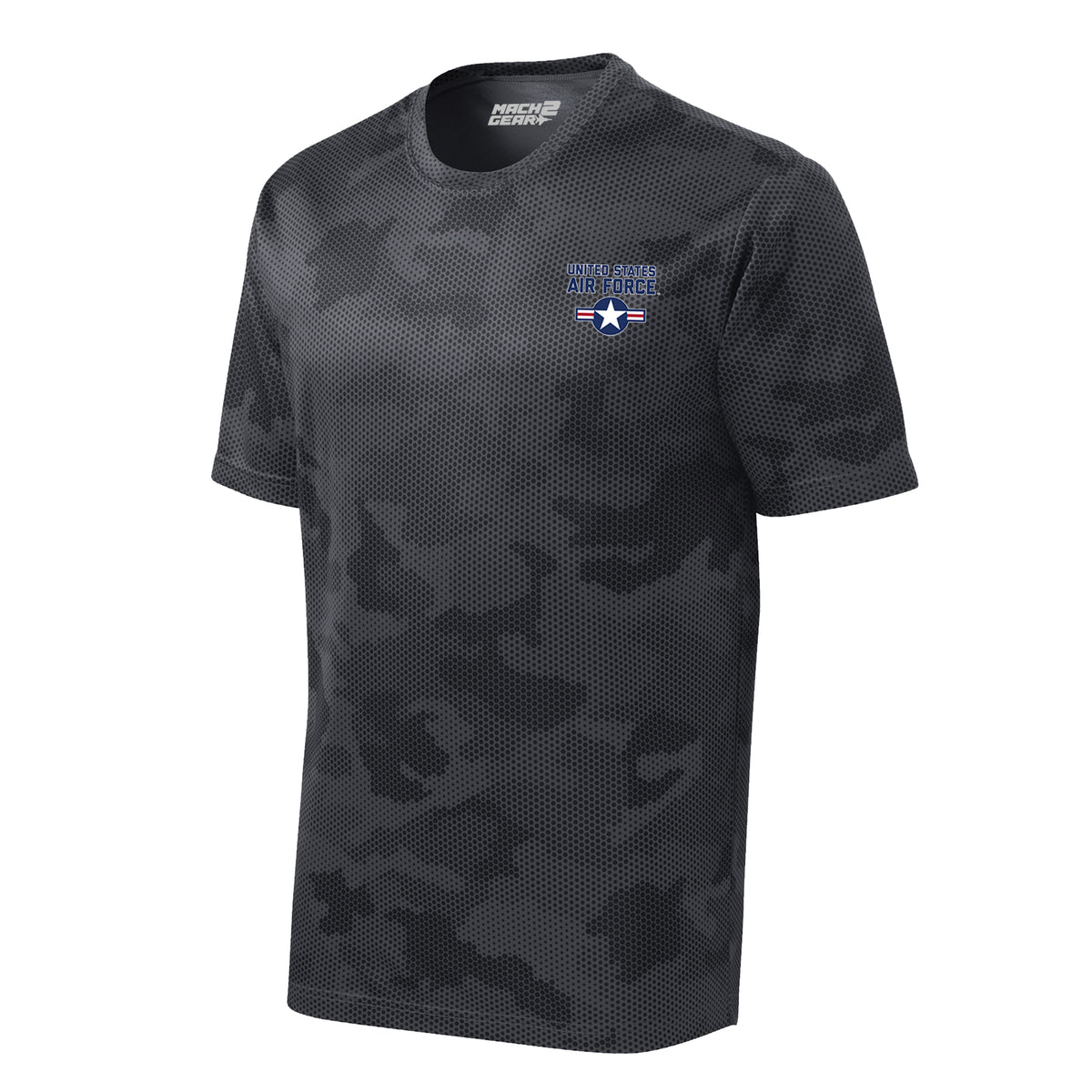 United States Air Force Roundel — Camohex Iron Grey