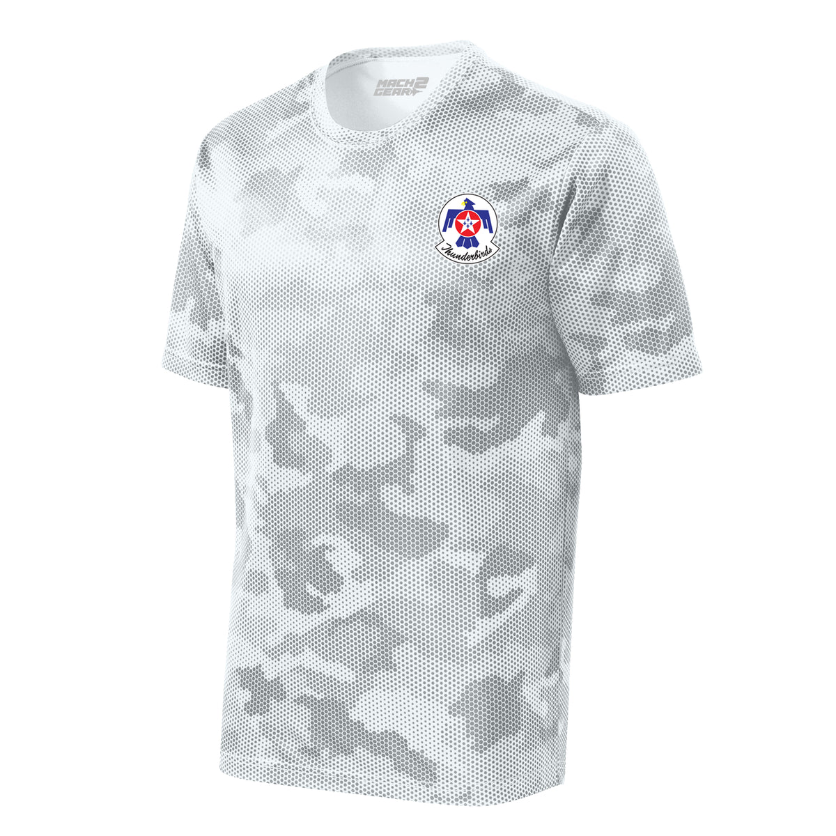 Thunderbirds Crest — Camohex White