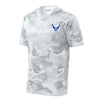 USAF Insignia Camohex Performance T-Shirt - Camohex White
