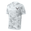 USAF Insignia Blackout Camohex Performance T-Shirt - Camohex White