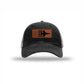 F-16 Aircraft Flag — BLACK/CHARCOAL