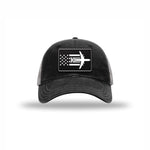 C-5 Aircraft Flag — BLACK/CHARCOAL