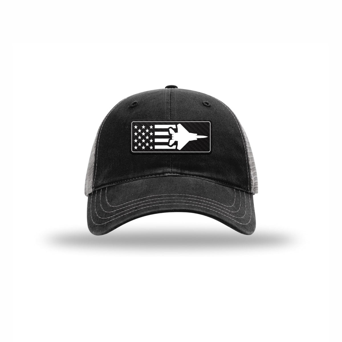 F-15 Aircraft Flag — BLACK/CHARCOAL
