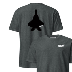 F-22 "Raptor" Stealth Silhouette Front & Back T-Shirt