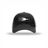 SR-71 Aircraft Flag Carbon Fiber Patch Soft Mesh Trucker - BLACK/CHARCOAL