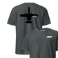 A-10 "Warthog" Stealth Silhouette Front & Back T-Shirt
