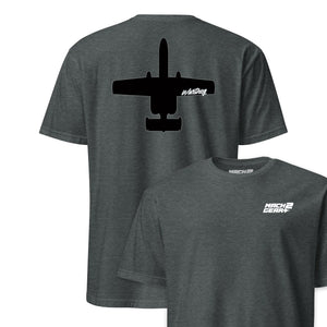 A-10 "Warthog" Stealth Silhouette Front & Back T-Shirt