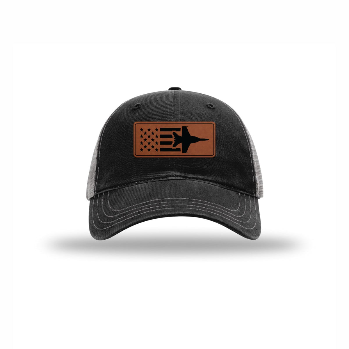 F-18 Aircraft Flag — BLACK/CHARCOAL