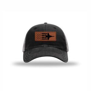 F-18 Aircraft Flag — BLACK/CHARCOAL