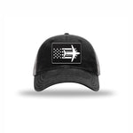 C-17 Aircraft Flag — BLACK/CHARCOAL