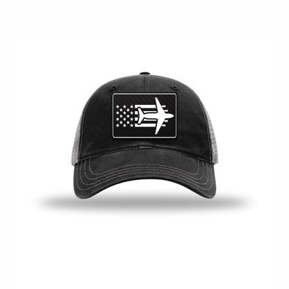 C-17 Aircraft Flag — BLACK/CHARCOAL
