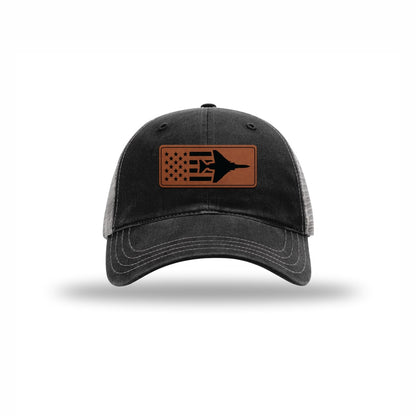 F-4 Aircraft Flag — BLACK/CHARCOAL