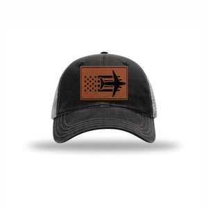C-17 Aircraft Flag — BLACK/CHARCOAL