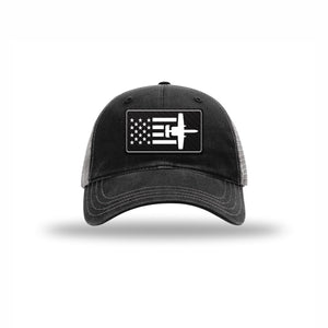 A-10 Aircraft Flag — BLACK/CHARCOAL