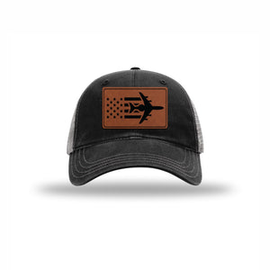 E-3 Aircraft Flag — BLACK/CHARCOAL