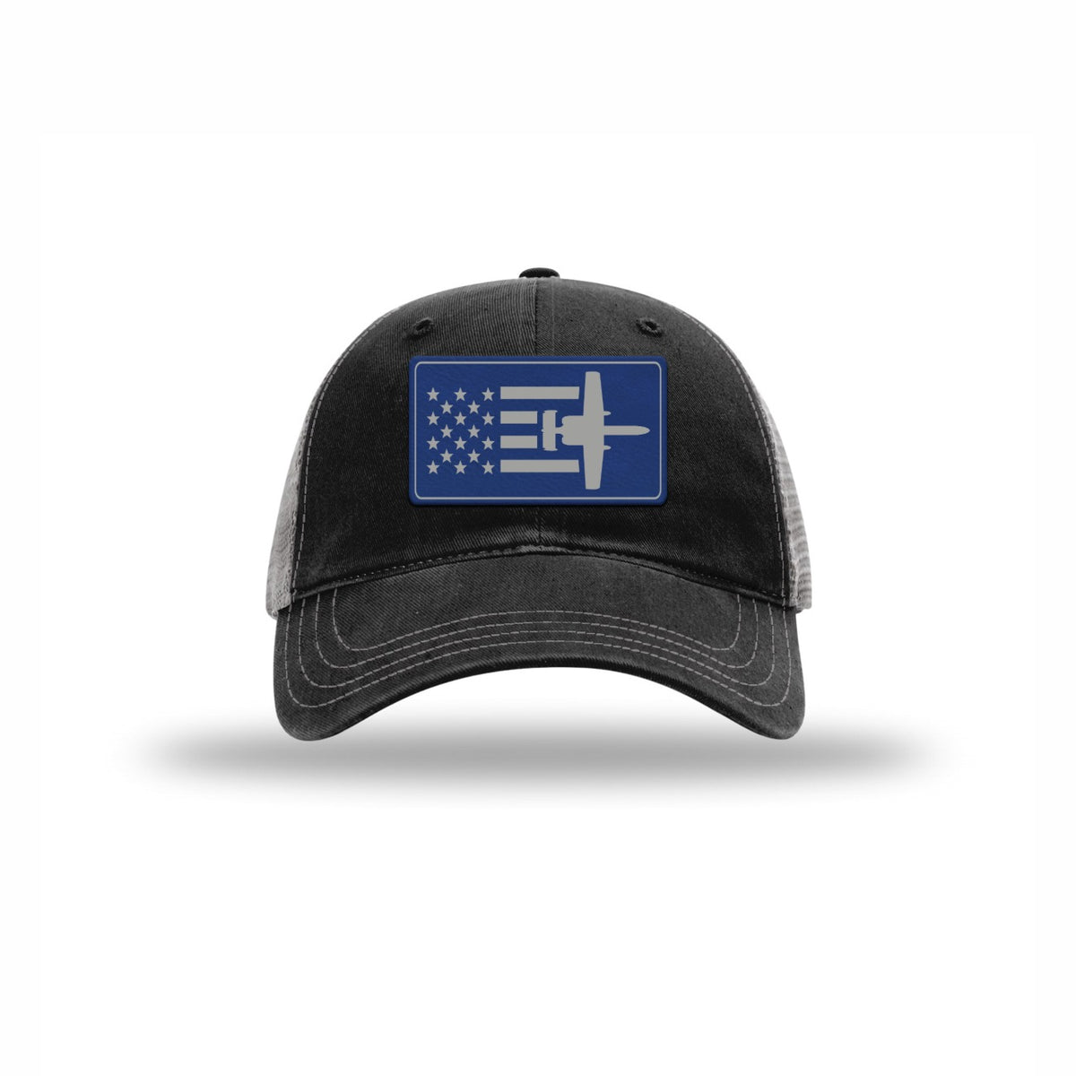 A-10 Aircraft Flag — BLACK/CHARCOAL