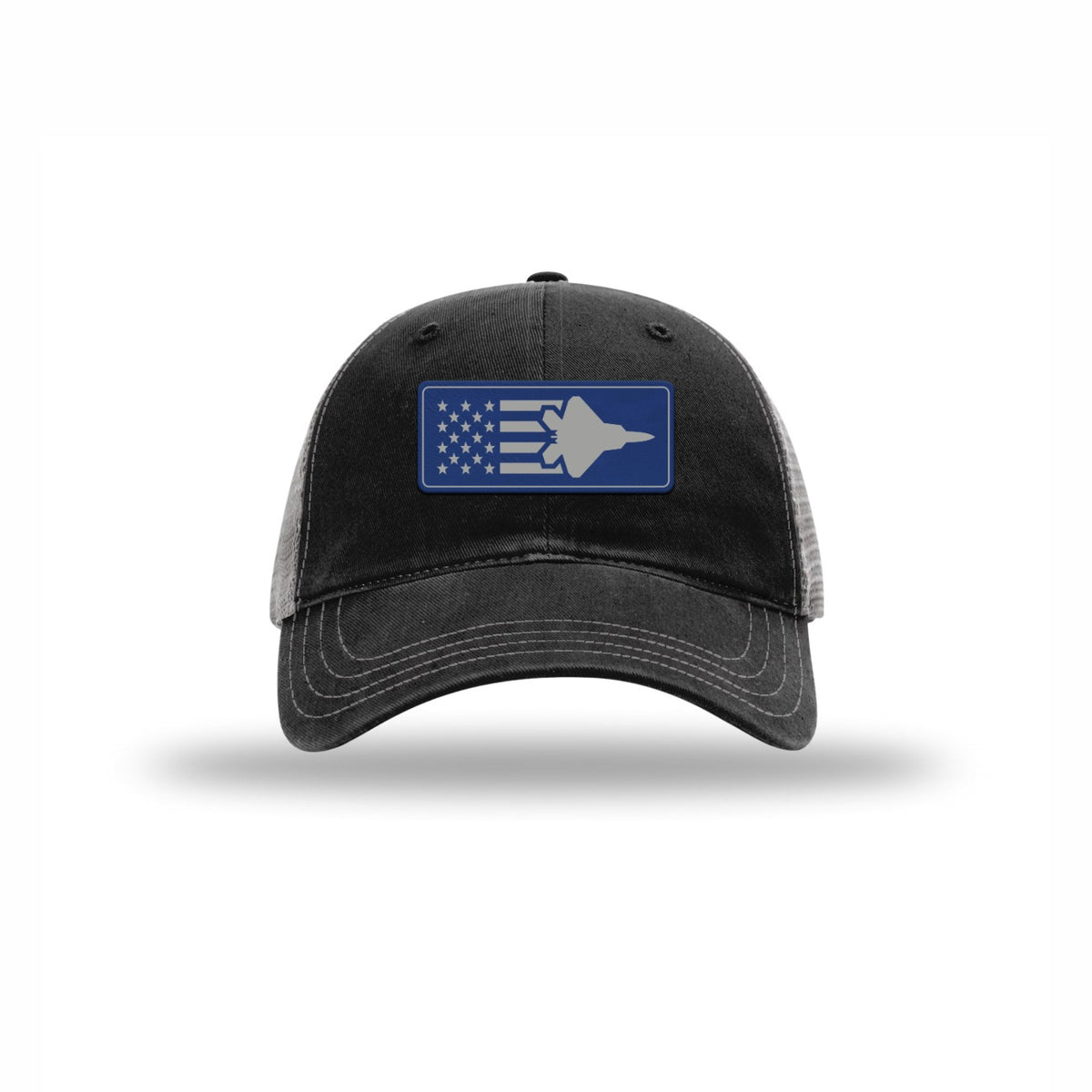 F-22 Aircraft Flag — BLACK/CHARCOAL