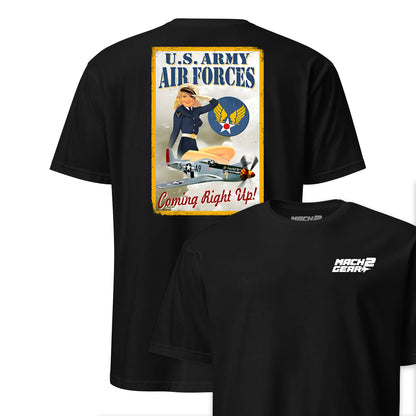 Coming Right Up Air Corps Recruiting Poster T-Shirt
