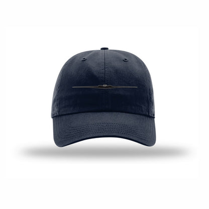B-2 Spirit Silhouette Carbon Fiber Patch Dad Hat