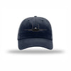 F-15 Eagle Silhouette Carbon Fiber Patch Dad Hat - NAVY