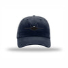F-35 Lighting II Silhouette Carbon Fiber Patch Dad Hat - NAVY