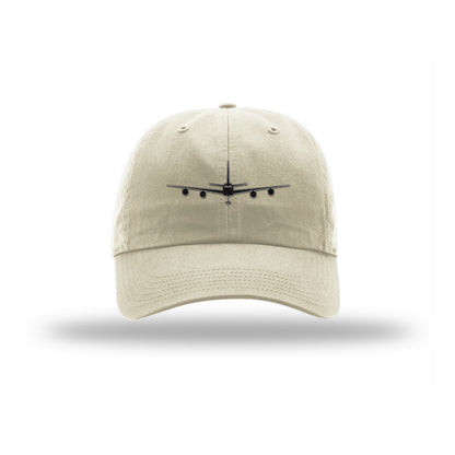 KC-135 Stratotanker Silhouette Carbon Fiber Patch Dad Hat