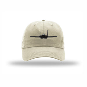 F-15 Eagle Silhouette Carbon Fiber Patch Dad Hat