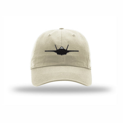 F-35 Lighting II Silhouette Carbon Fiber Patch Dad Hat