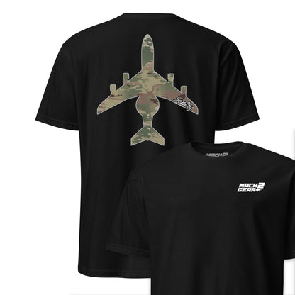 E-3 "Sentry" OCP Camo Silhouette Front & Back T-Shirt