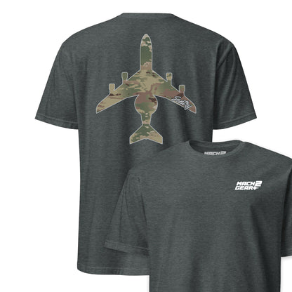 E-3 "Sentry" OCP Camo Silhouette Front & Back T-Shirt