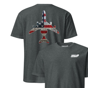 E-4B "Nightwatch" Rivet Flag Front & Back T-Shirt